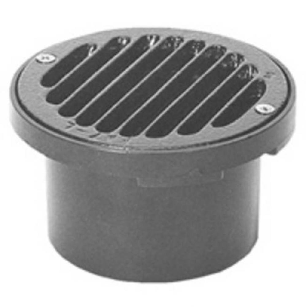 FD2200 4'' PVC Small Area Nickel Floor Drain