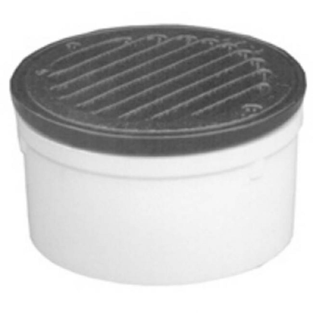 4-inch ABS Round Medium Duty Cast-Iron Floor Drain