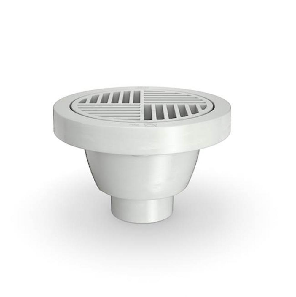 FS8 2'' outlet, 5'' sump floor sink with dome strainer