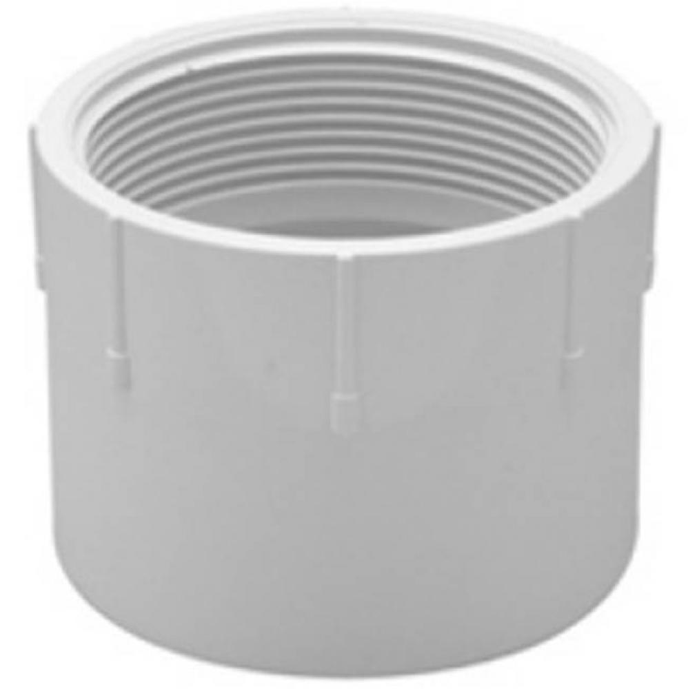 PVC 3-inch Floor Drain Body with Hub Connection