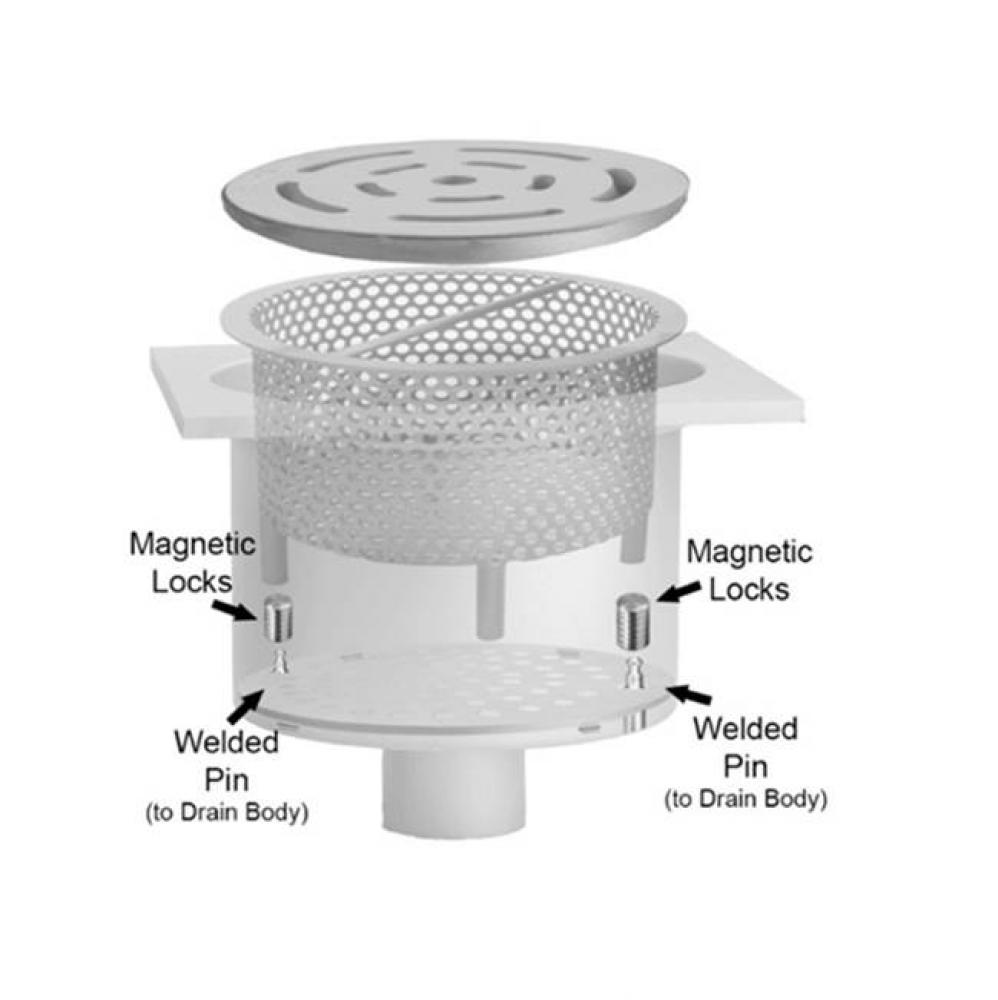 EZLock Magnetic Lock System w/ Key and Pin