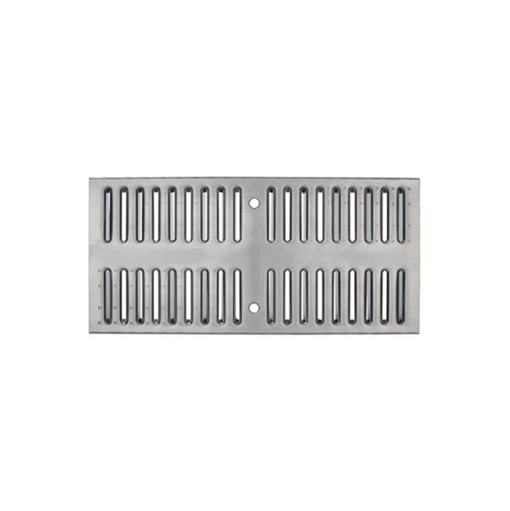 12'' Stainless Steel Fabricated Slotted Grate, Class A