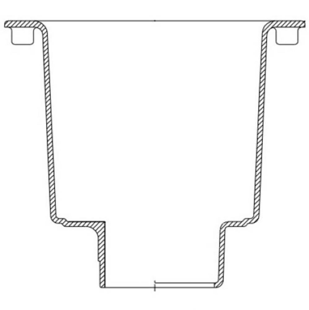 Z1901 12 X 12 X 6 Deep 2NH Floor Sink PN 227260131-USA