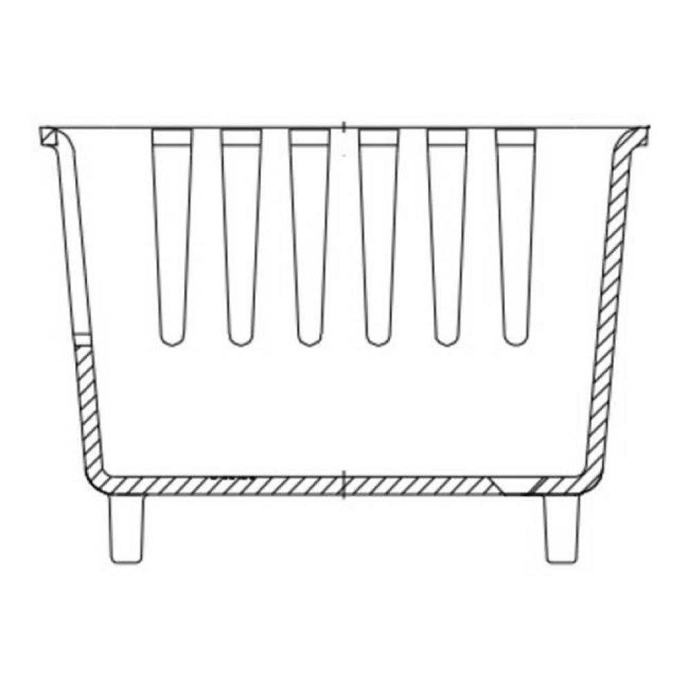 Z1910 Aluminum Bucket ARC Coated P.N. 57114W010