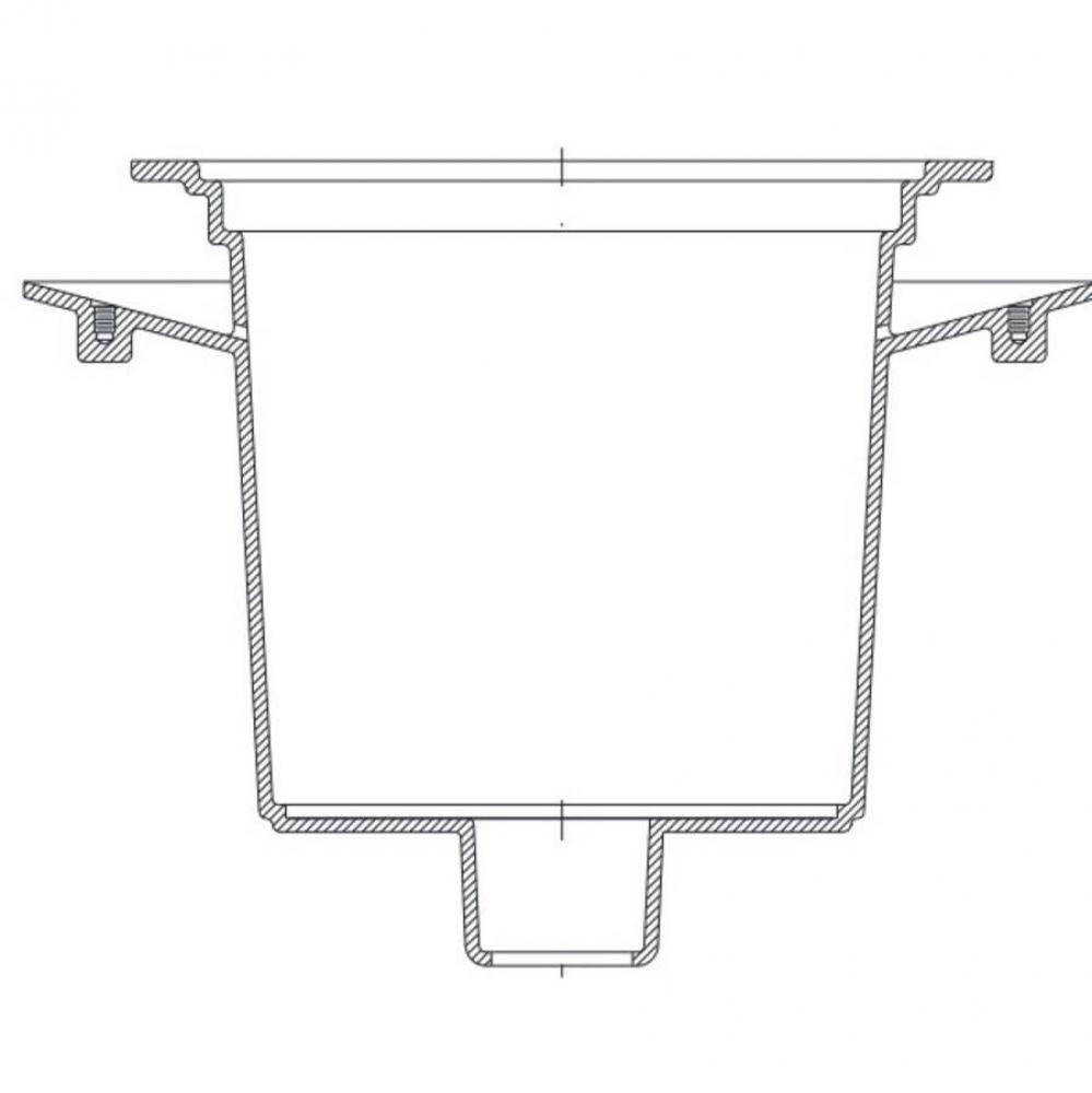 Z1926 16x16 12''Deep 6IC Body W/Flange P.N. 561630111