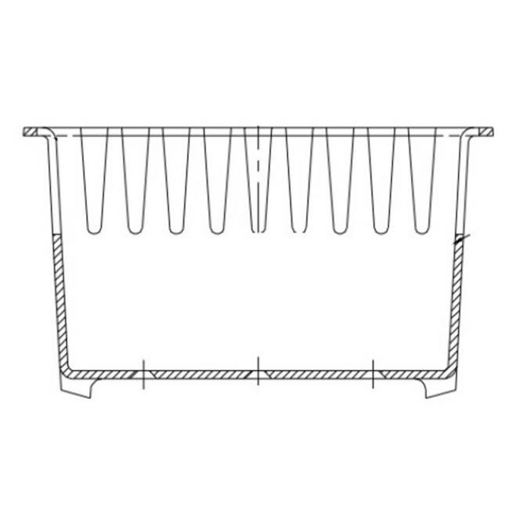 (F) Aluminum Bucket P.N. 532460010-USA RAW