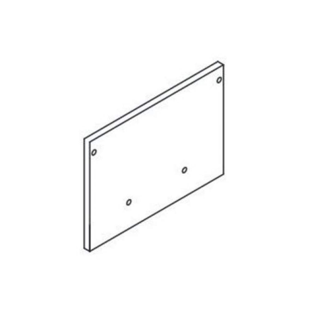 Z884 Closed End Cap, HDPE, with Screws