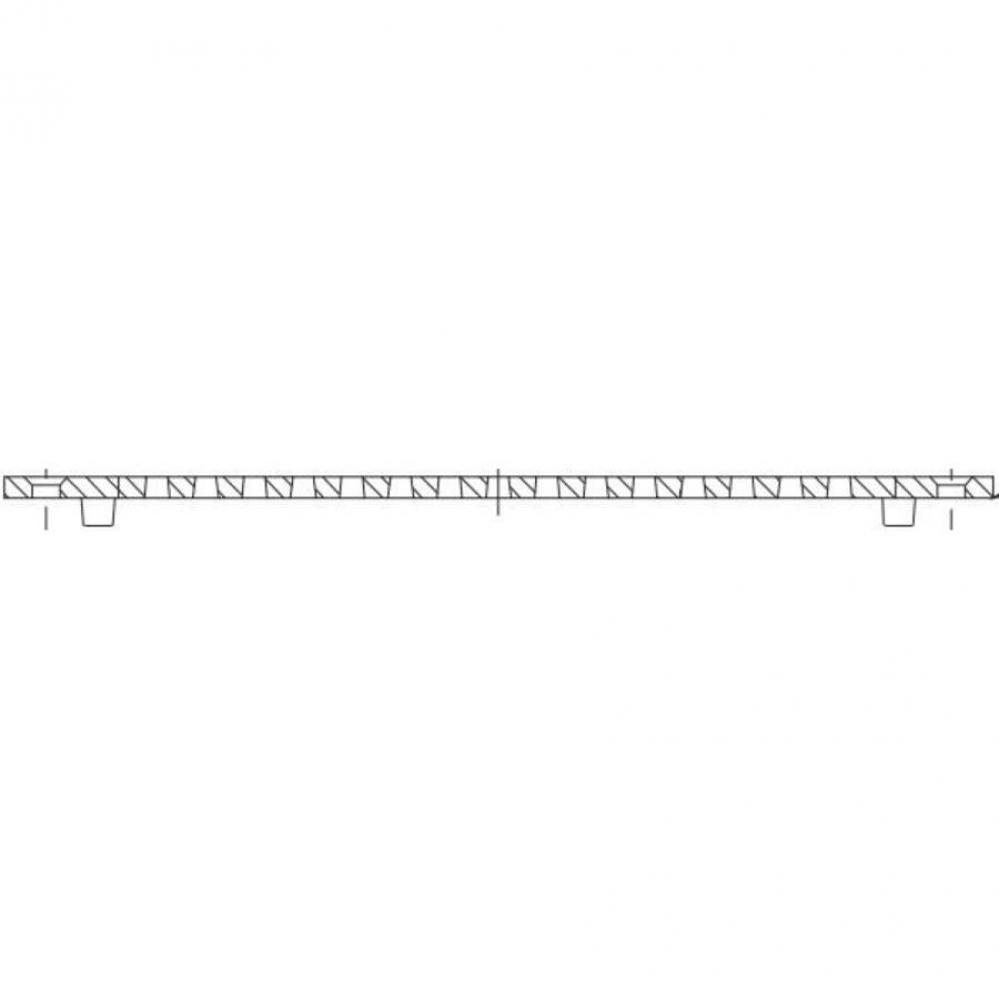 ZB158 Polished Bronze 10'' Square Veneer Grate  P.N. 828970013