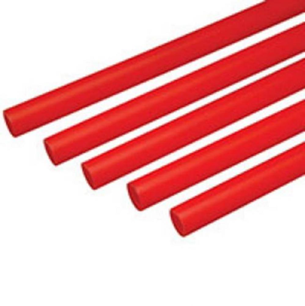 1/2'' x 10'' (3 .05m) H/C Red PEX Tubing  - Straight