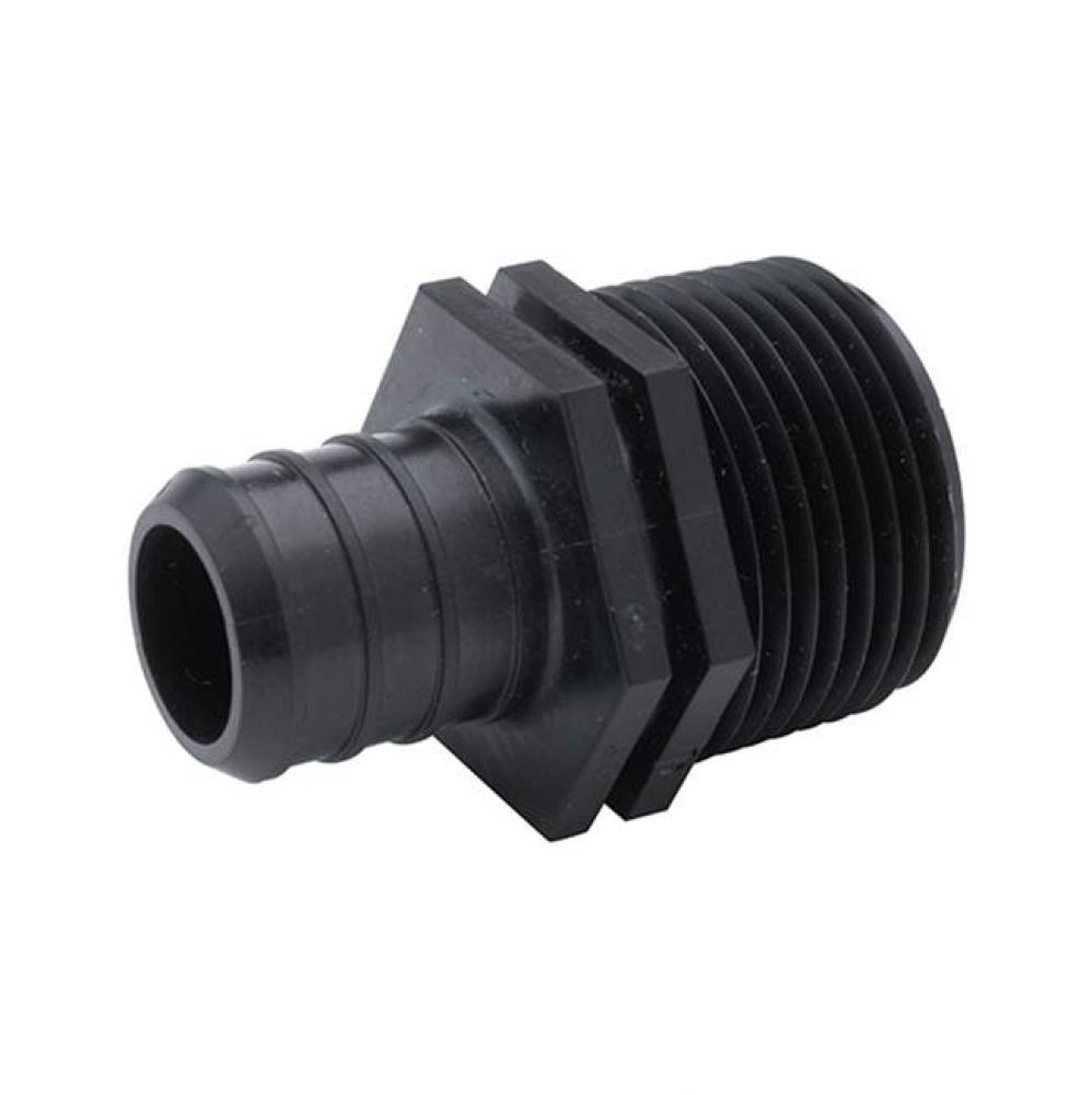 Polymer Male Pipe Thread Adapter - 1'' Barb x 1'' MPT