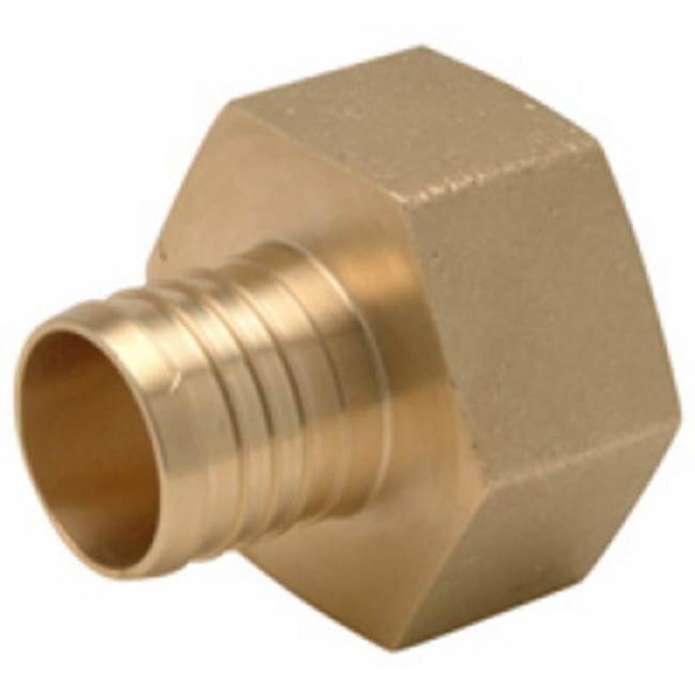 XL Brass Female (Non Swivel) Pipe Thread Adapter -1-1/2''  Barb x 1-1/2''  FPT