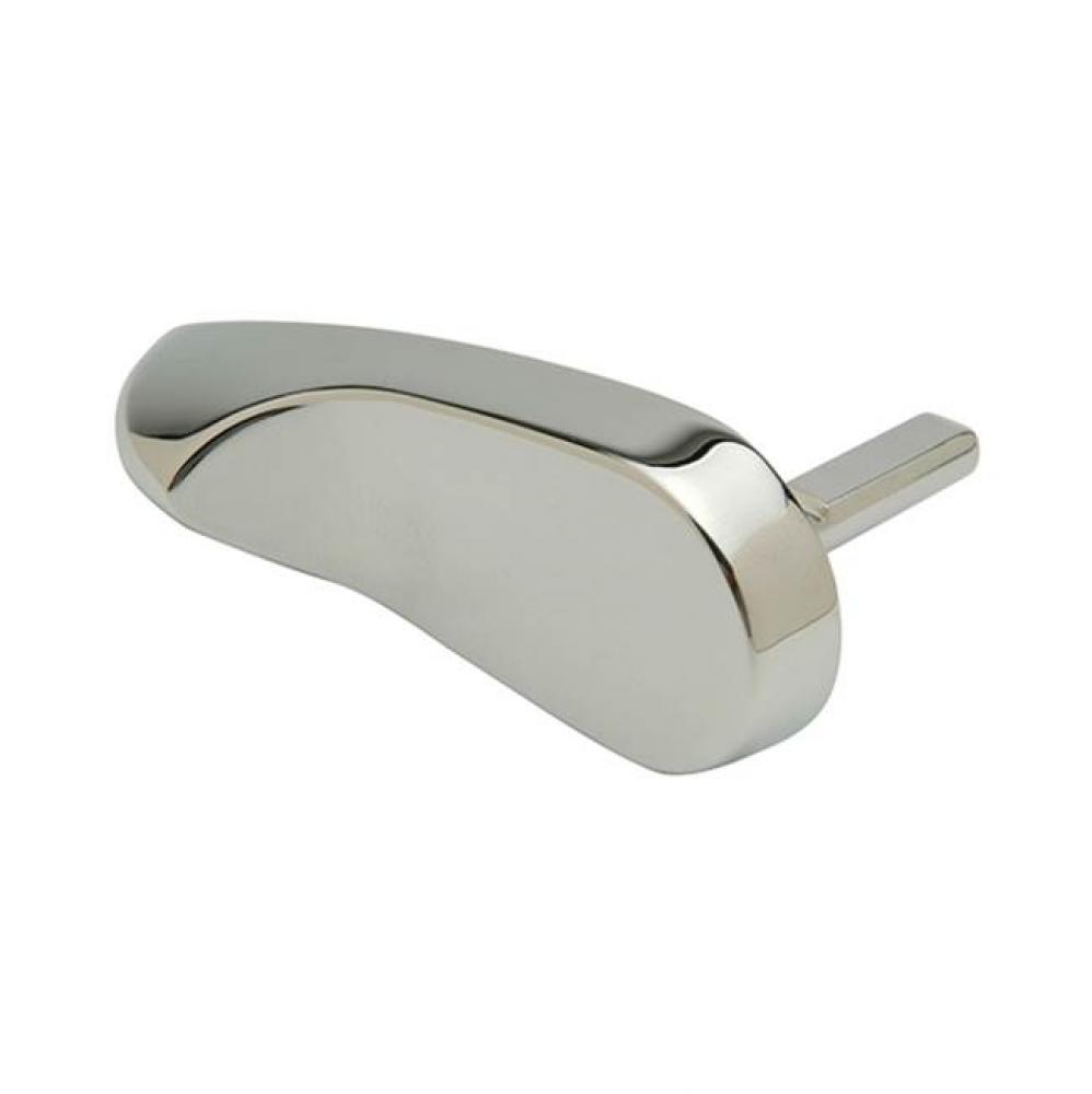 Handle for Pressure-Assist Toilet Tank, Left, Chrome-Plated Metal