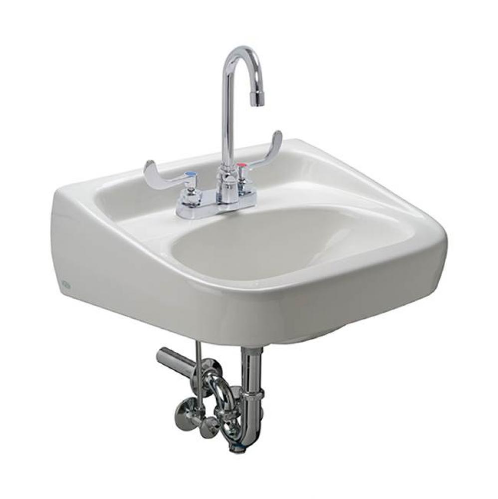 MANUAL FAUCET LAVATORY SYSTEM
