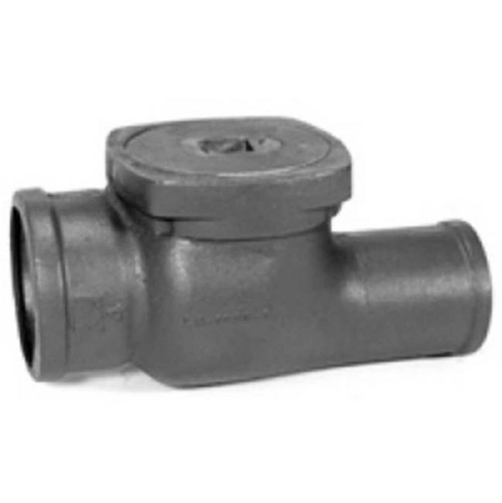 CI Flapper Type Backwater Valve-Bolted Cover
