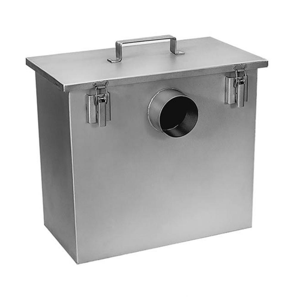 ARC Fabricated Steel 100-GPM Large Solids Interceptor w/ Flush Cover