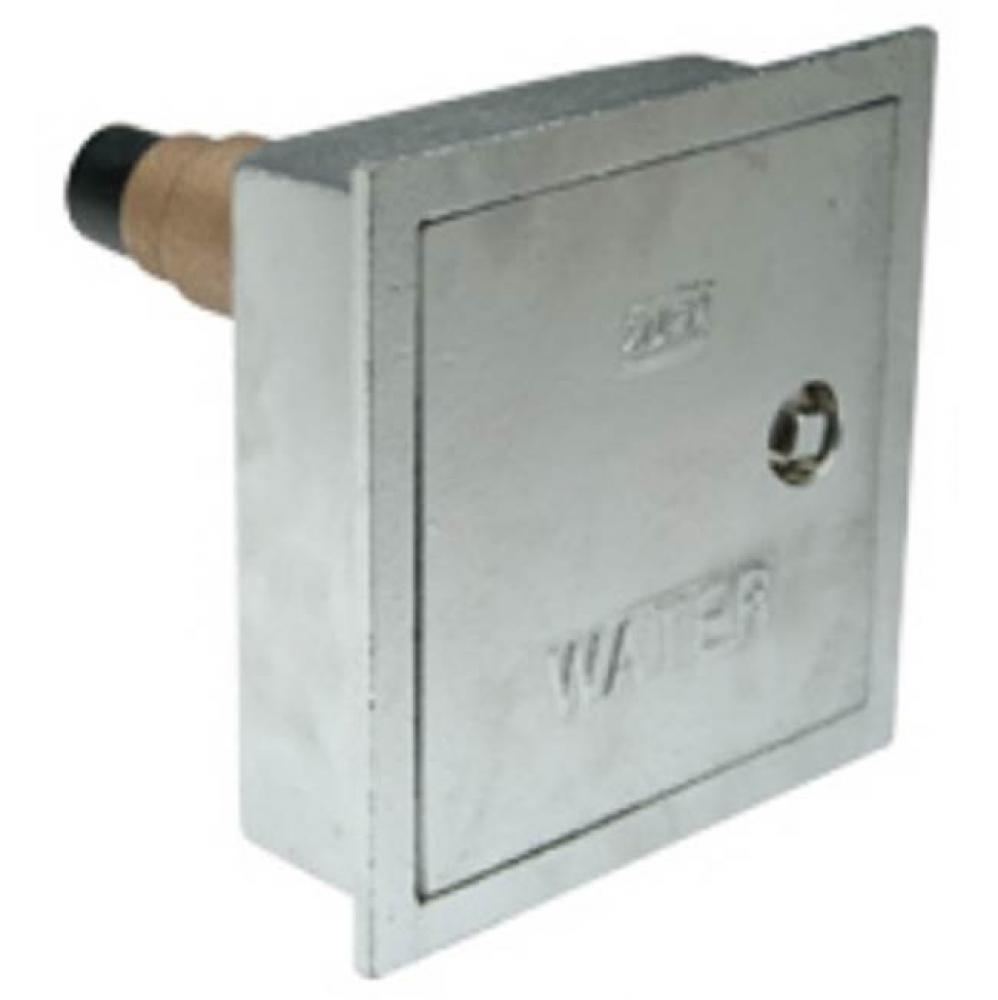 Z1330XL-CL-NB, Ni. Br. Encased Cylinder Lock Mild Climate Lead-Free Wall Hydrant