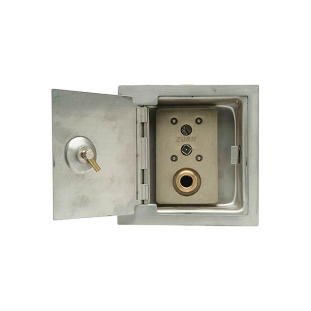 Encased Narrow Wall Hydrant Moderate Climate-Inlet Adapter-Vacuum Breaker