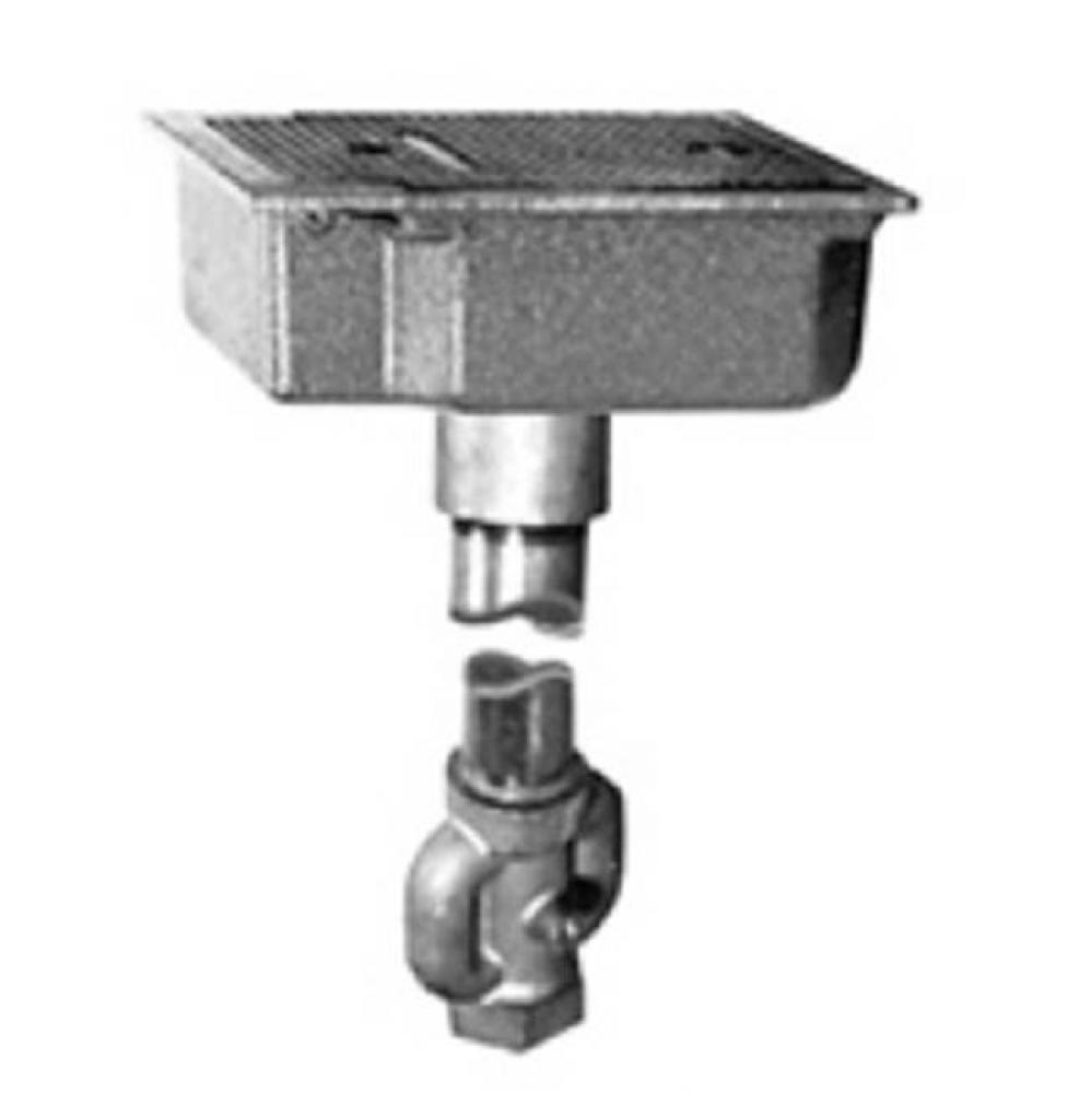 Encased Ground Hydrant Non Freeze Flush Type-Polished Nickel Face