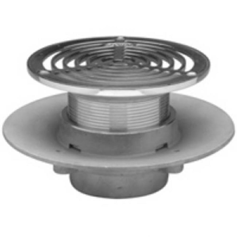 Stainless Steel Adj Medium Duty Floor Drain