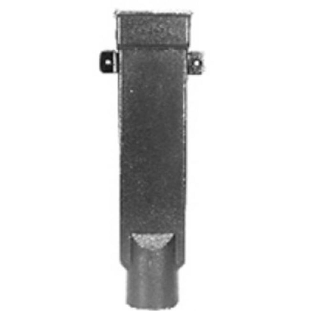 4X3X12 Downspout Boot w/ Cleanout Access and Plug