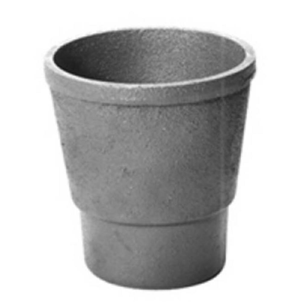 Indirect Waste Funnel-Plain Bronze-Bottom Dome Strainer