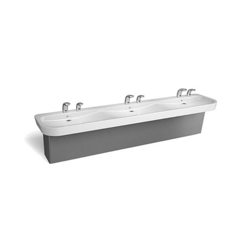 EZ QUOTE -TIDE (T42) TRIPLE BASIN PAIRED WITH SENSOR FAUCET WITHOUT SOAP DISPENS