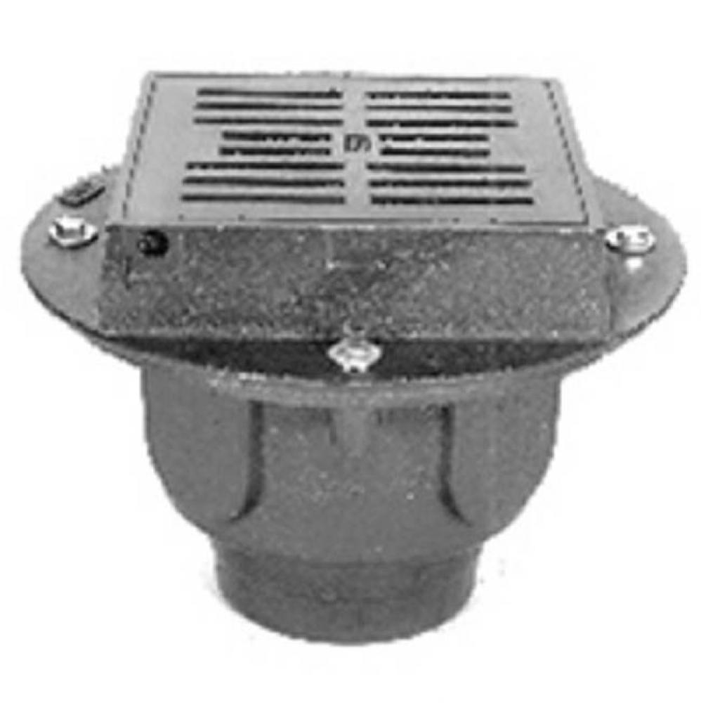 9'' Sq Hinged Heavy Duty Drain