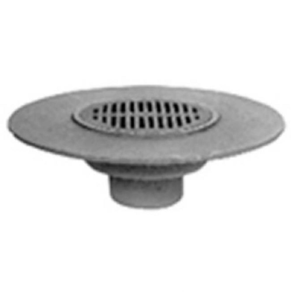 9'' Dia Medium Duty Wide Flange Deck Drain