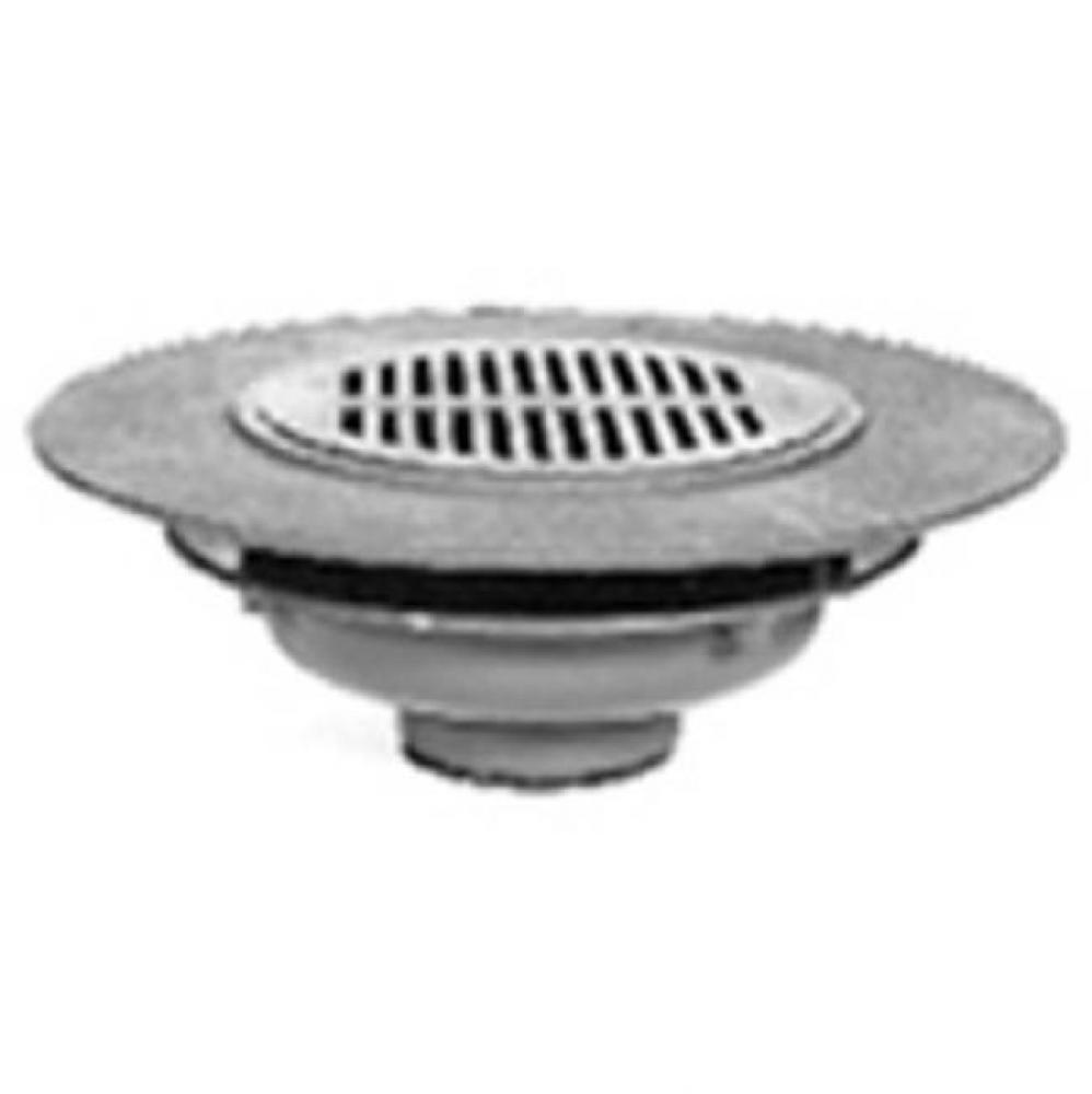 12'' Wide Flange Floor Drain