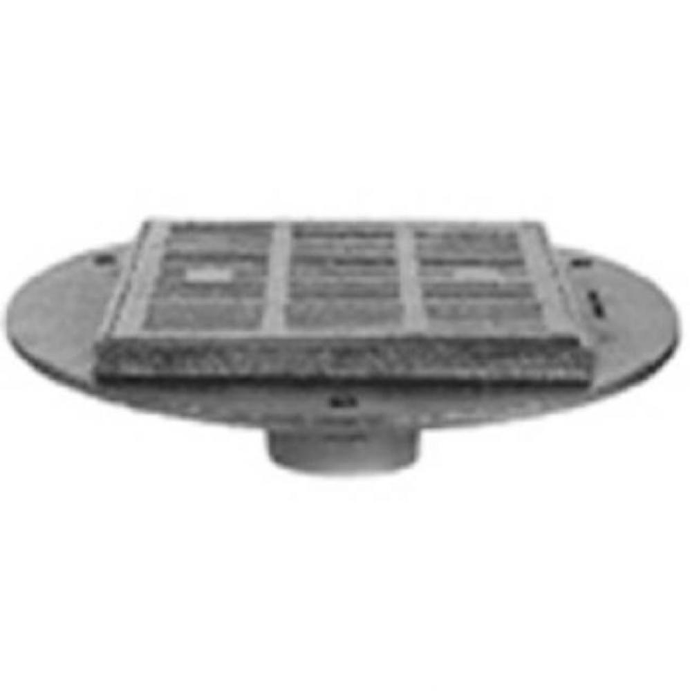 16'' Sq Top Heavy Duty Parking Deck Drain-Bucket