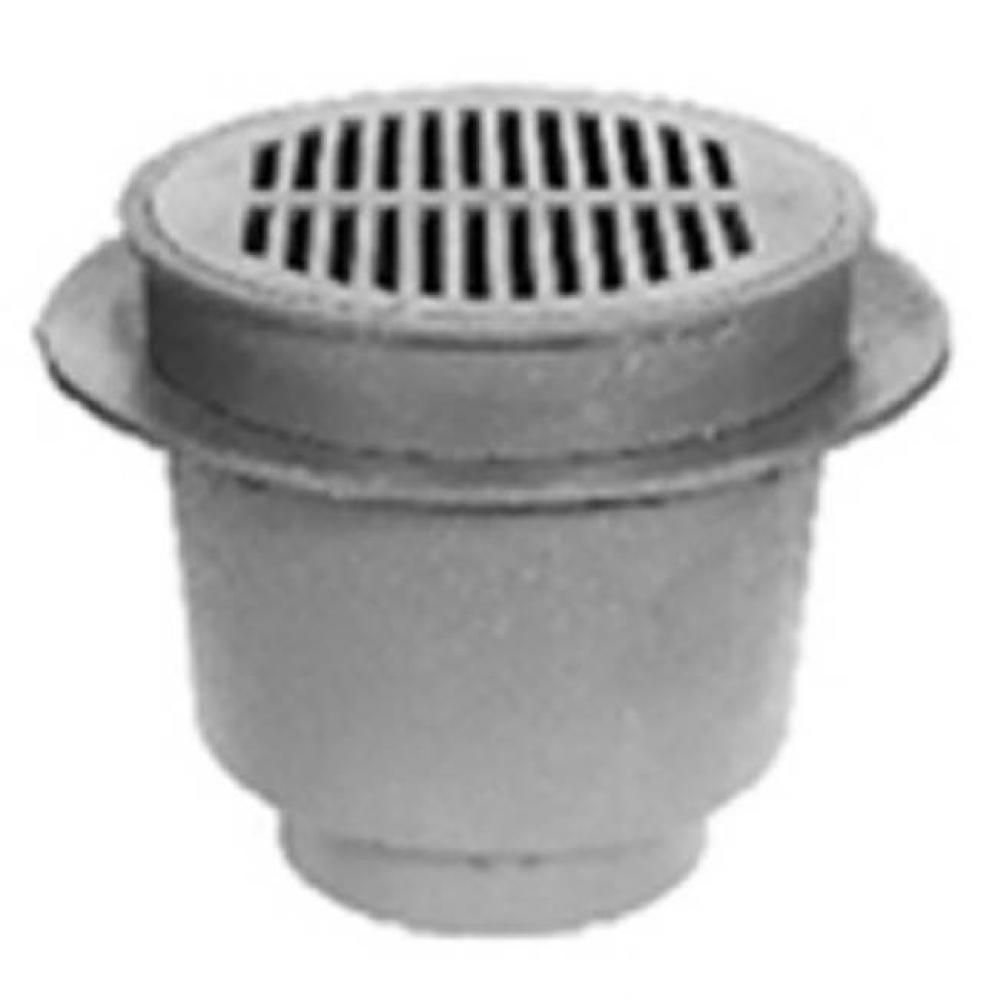 12'' Dia Heavy Duty Drain w/ Deep Sump-Sur-Set Bucket