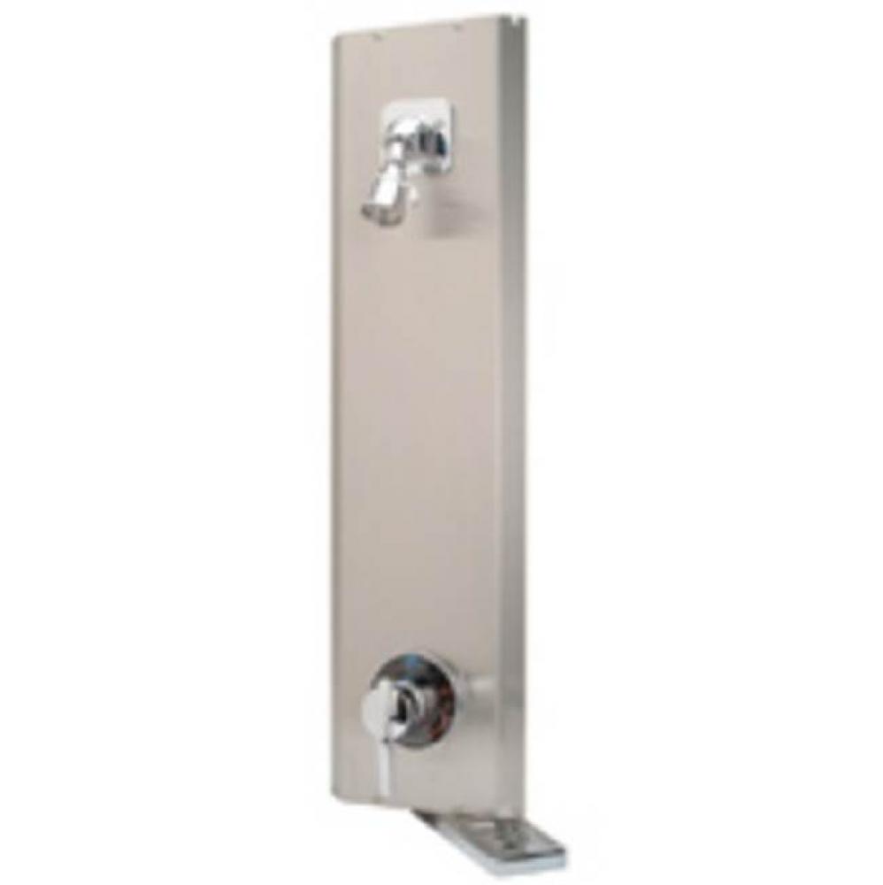 Z7500 Stl Steel Shower Panel  Corner Unit Short Length Unit