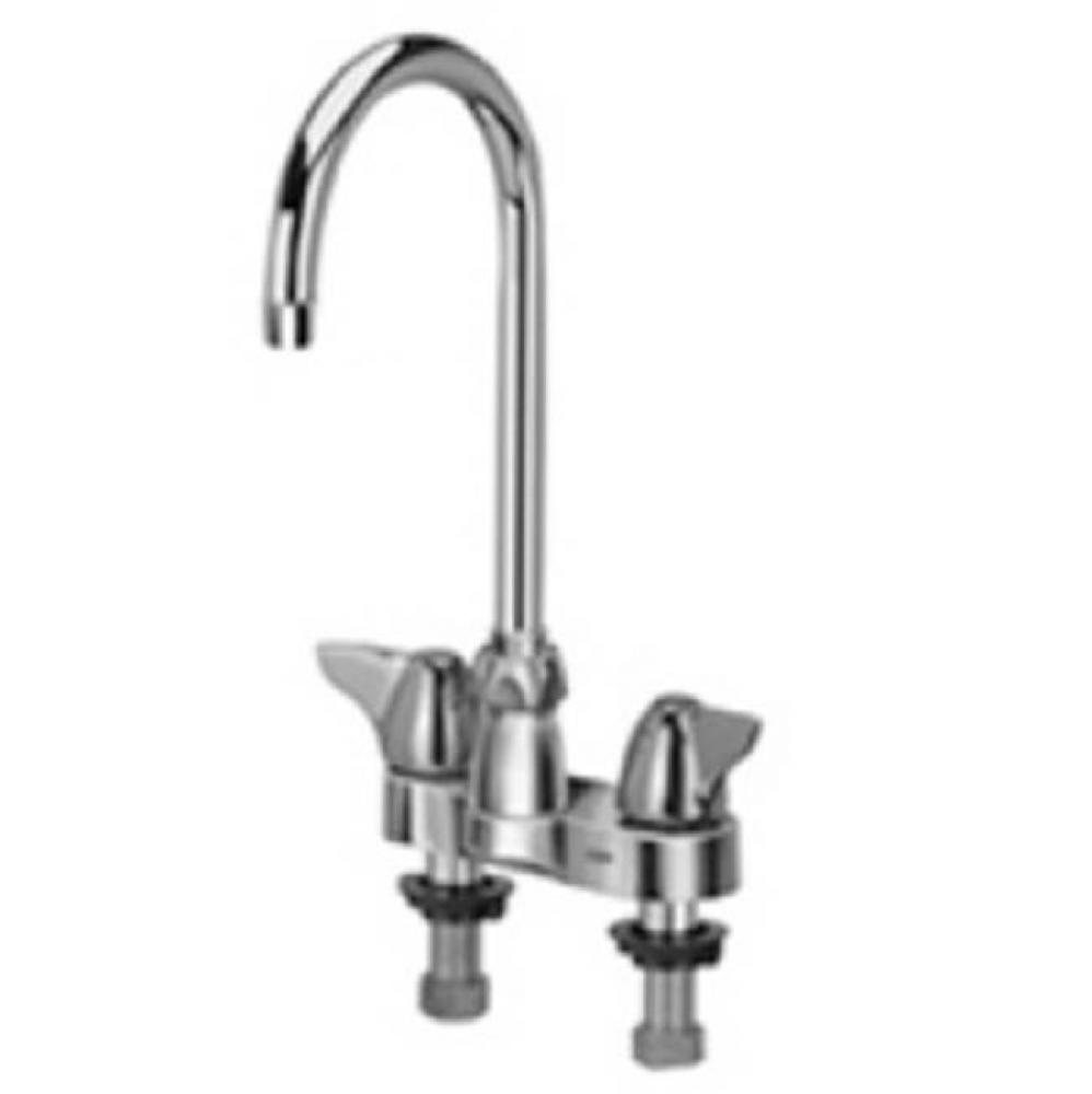 AquaSpec® centerset 5-3/8'' gooseneck faucet with dome lever handles