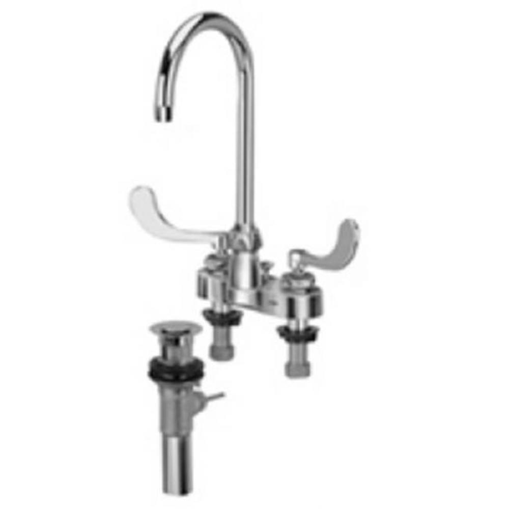 AquaSpec® Gooseneck Faucet, 4'' Centerset, 5 3/8'' Spout, 2.2 gpm Pressur