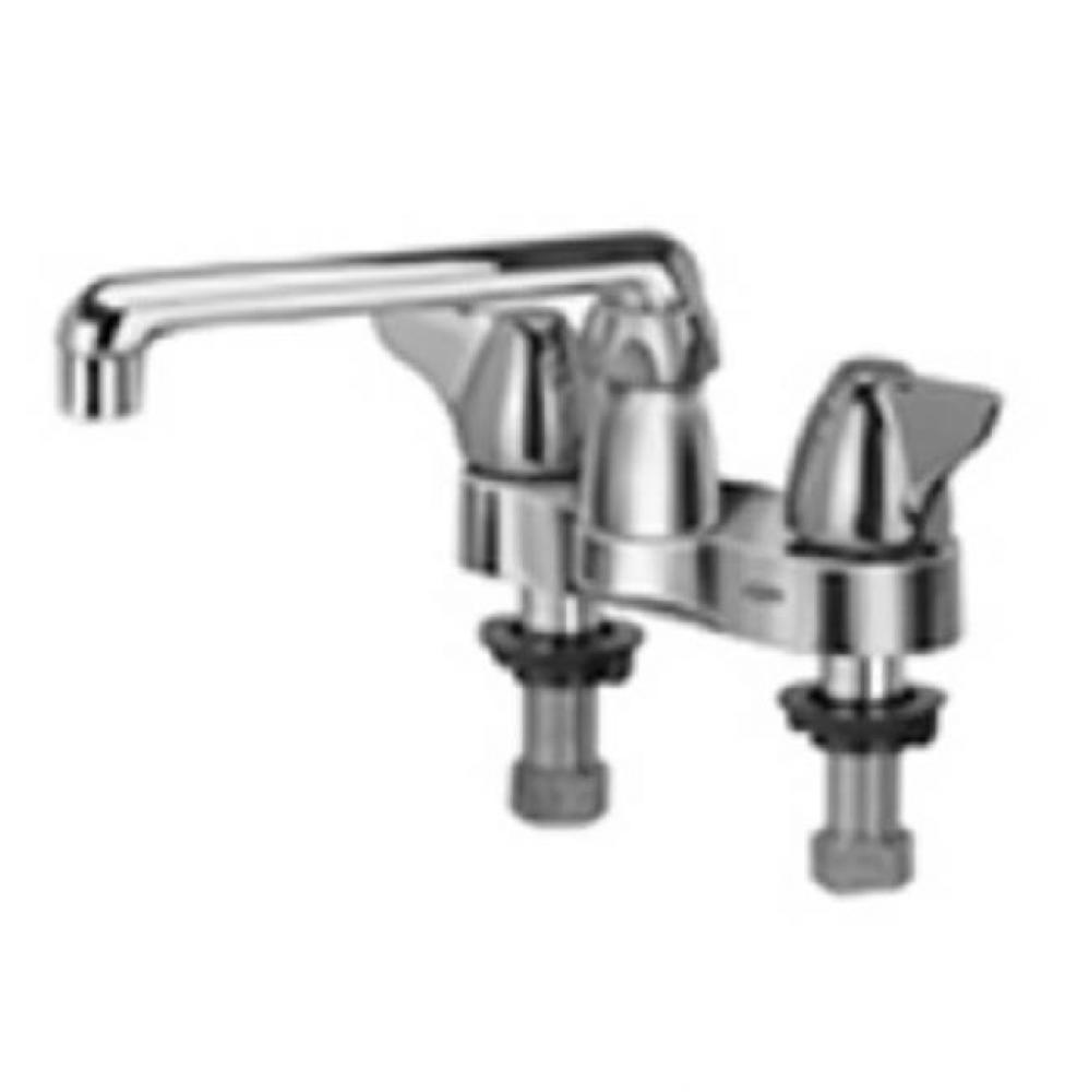 -XL CENTERSET FAUCET W/6'' CAST SPOUT & 2'' DOME LEVER HANDLES