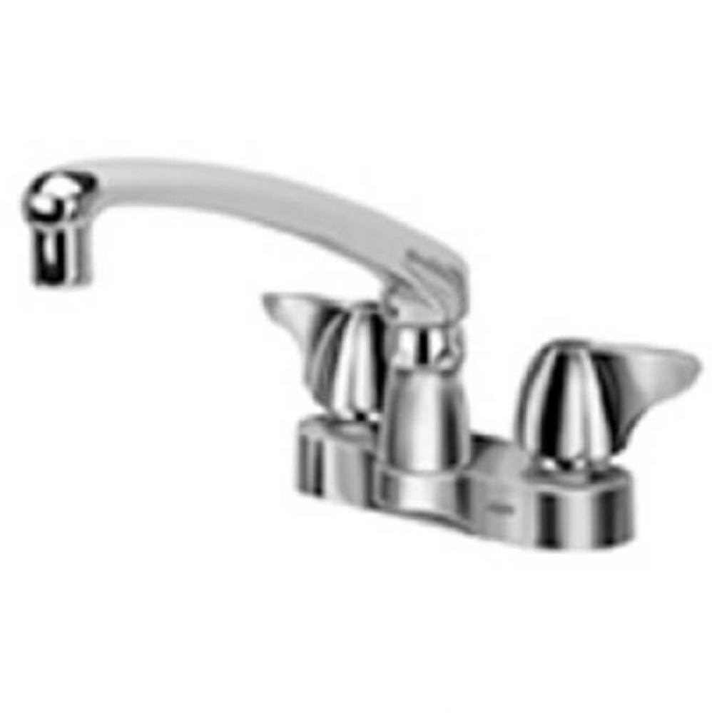 CENTERSET W/ 8''CAST SPOUT & DOME LEVER HANDLES -2F