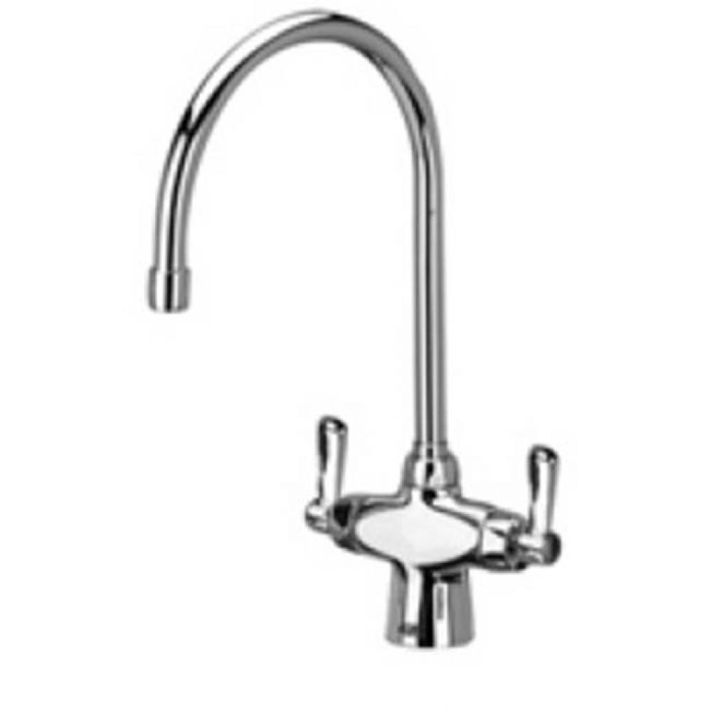 FAUCET (XL), DOUBLE LAB, 8'' GOOSENECK; -1 HDL ''AR'' ''18