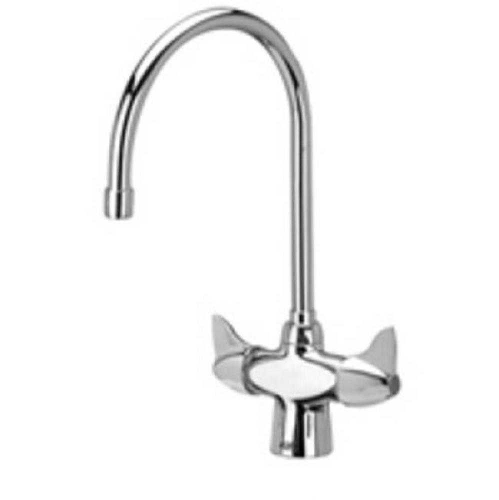 FAUCET (XL), DOUBLE LAB, 8'' GOOSENECK ''3F''