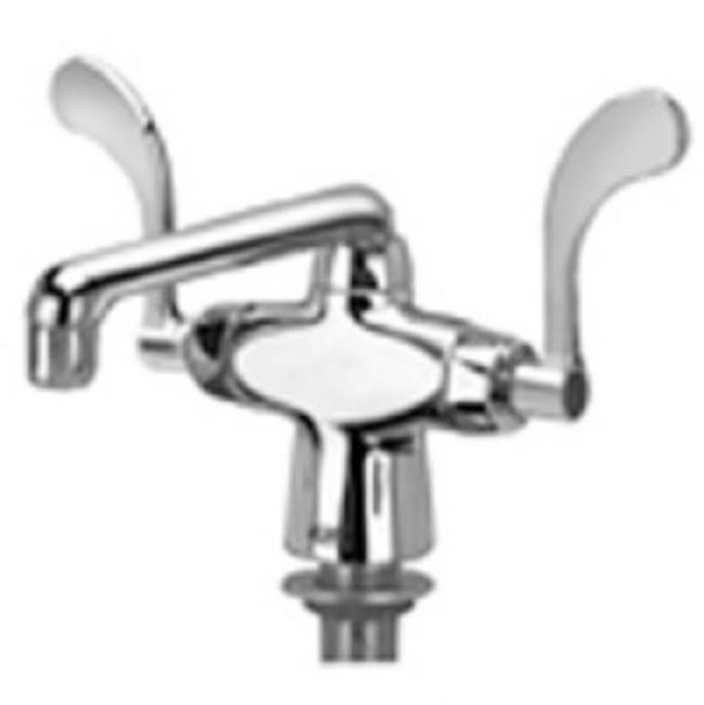 DOUBLE LAB FAU, W/'F' SPOUT, '4' HANDLE -'18F'
