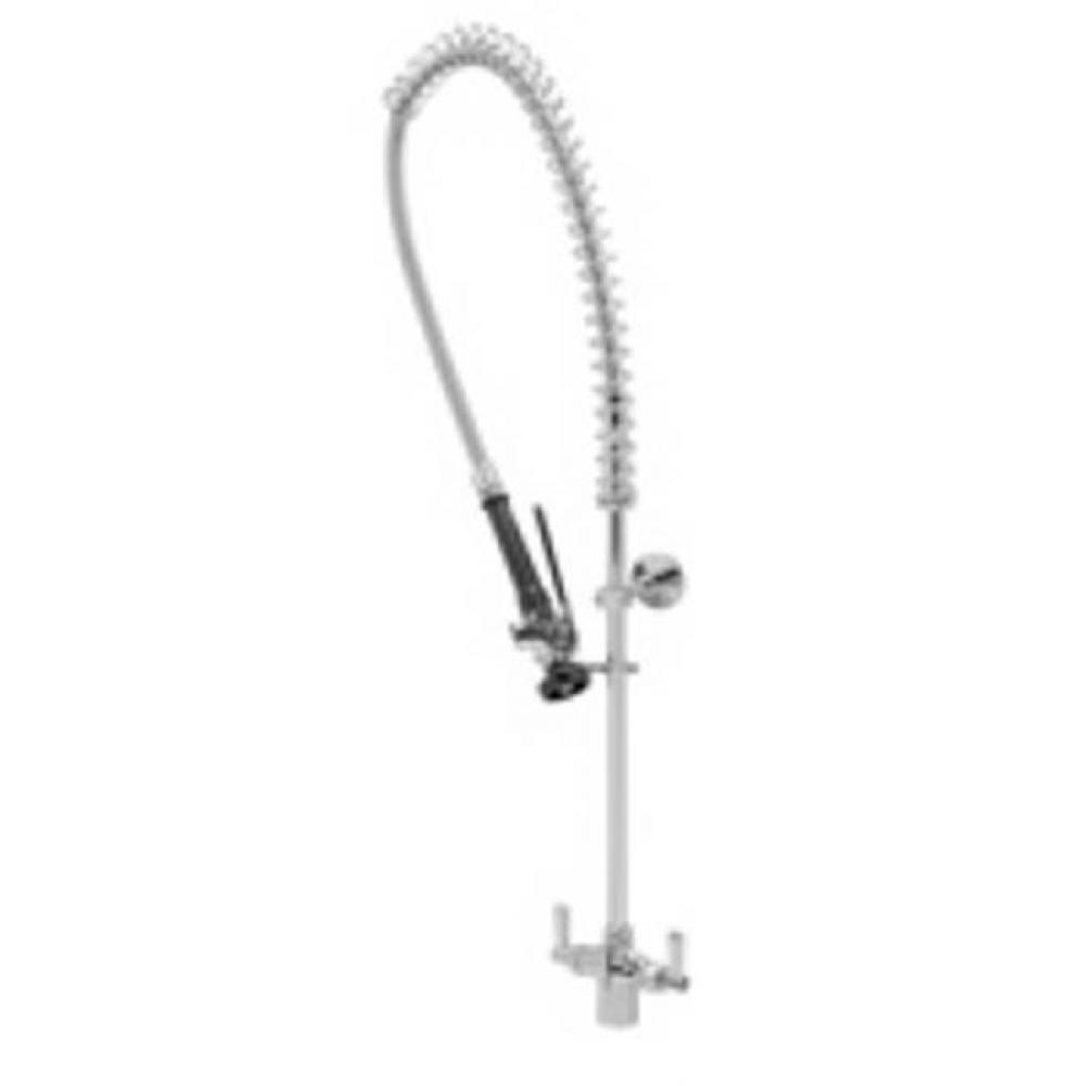 FAUCET (XL), PRE-RINSE W/ MIXING YOKE , CHECK STOP & LEVER H