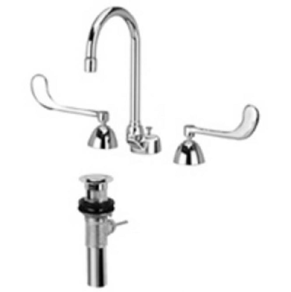 -XL FAUCET, WIDESPREAD FLEX HOSE, ''B'', ''6'' '&apos