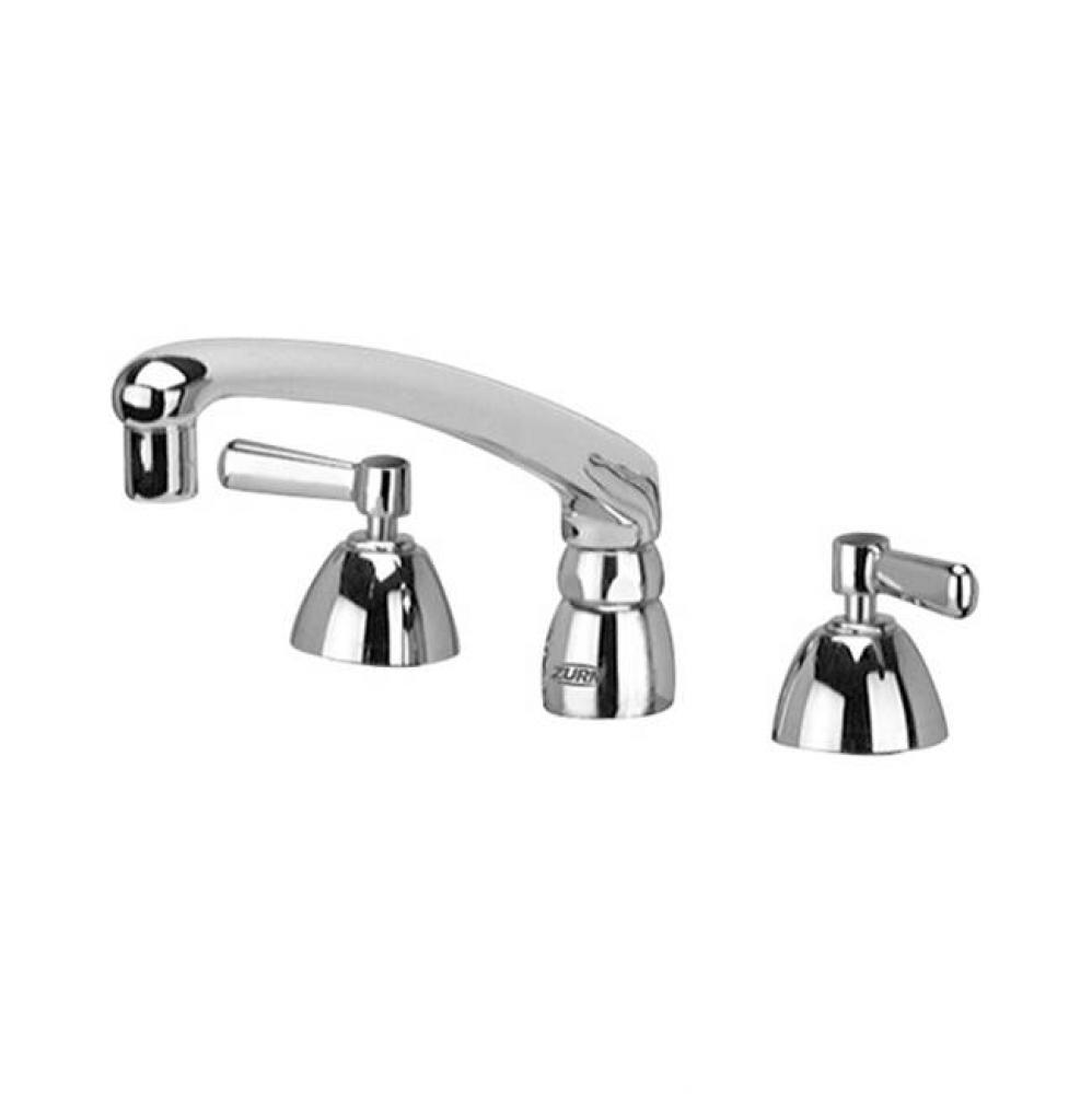 AquaSpec® widespread faucet with 8'' cast spout and lever handles