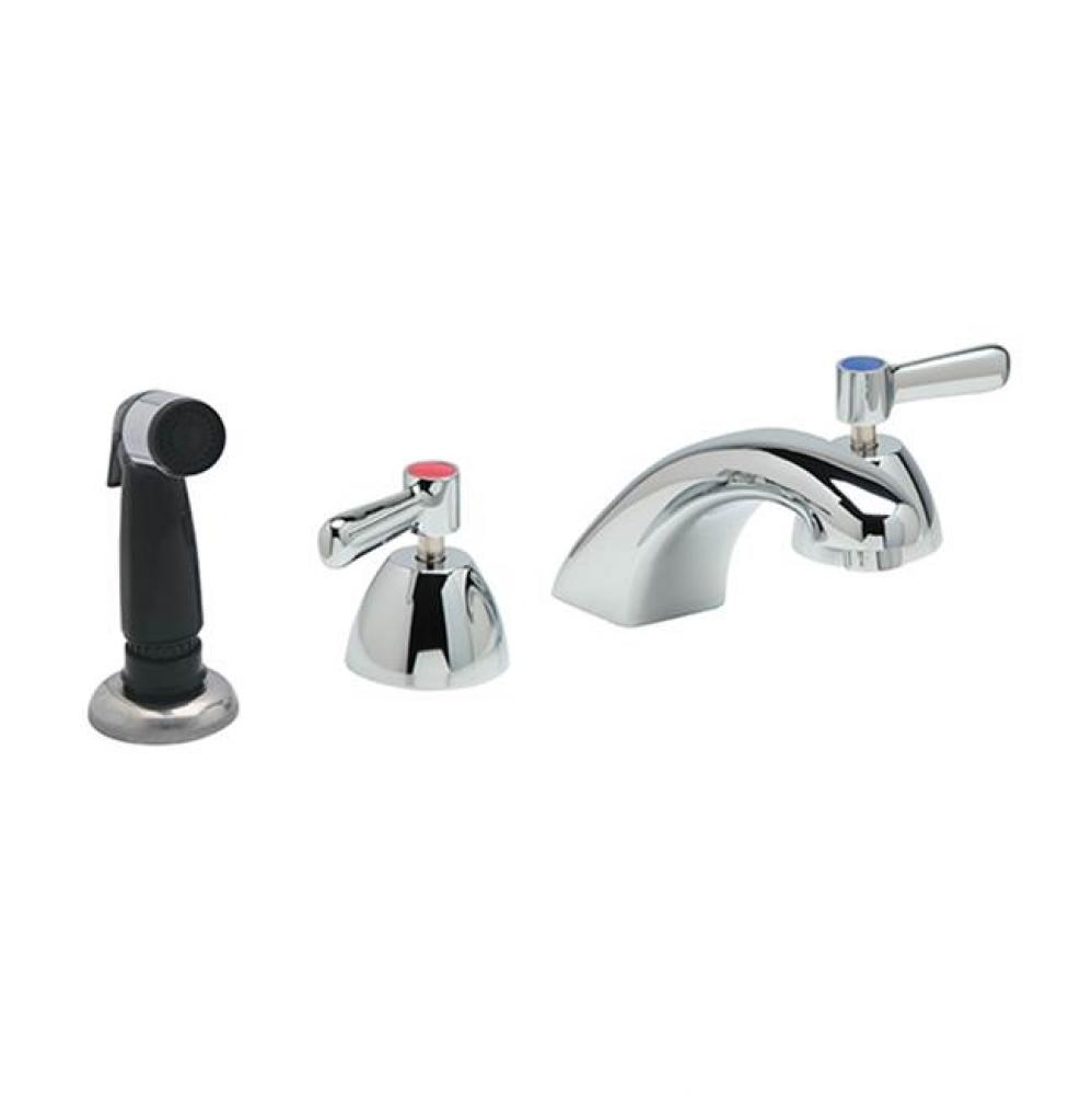 -XL FAUCET, LOW PROFILE WIDESPREAD, ''R'', ''1'' LEAD FREE