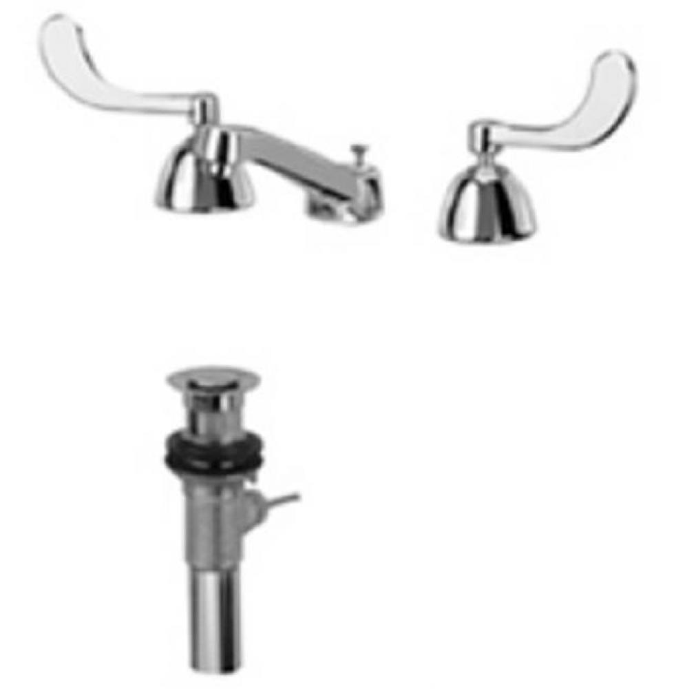 -XL FAUCET, LOW PROFILE WIDESPREAD ICT, 'R', 4,'P' LD FREE