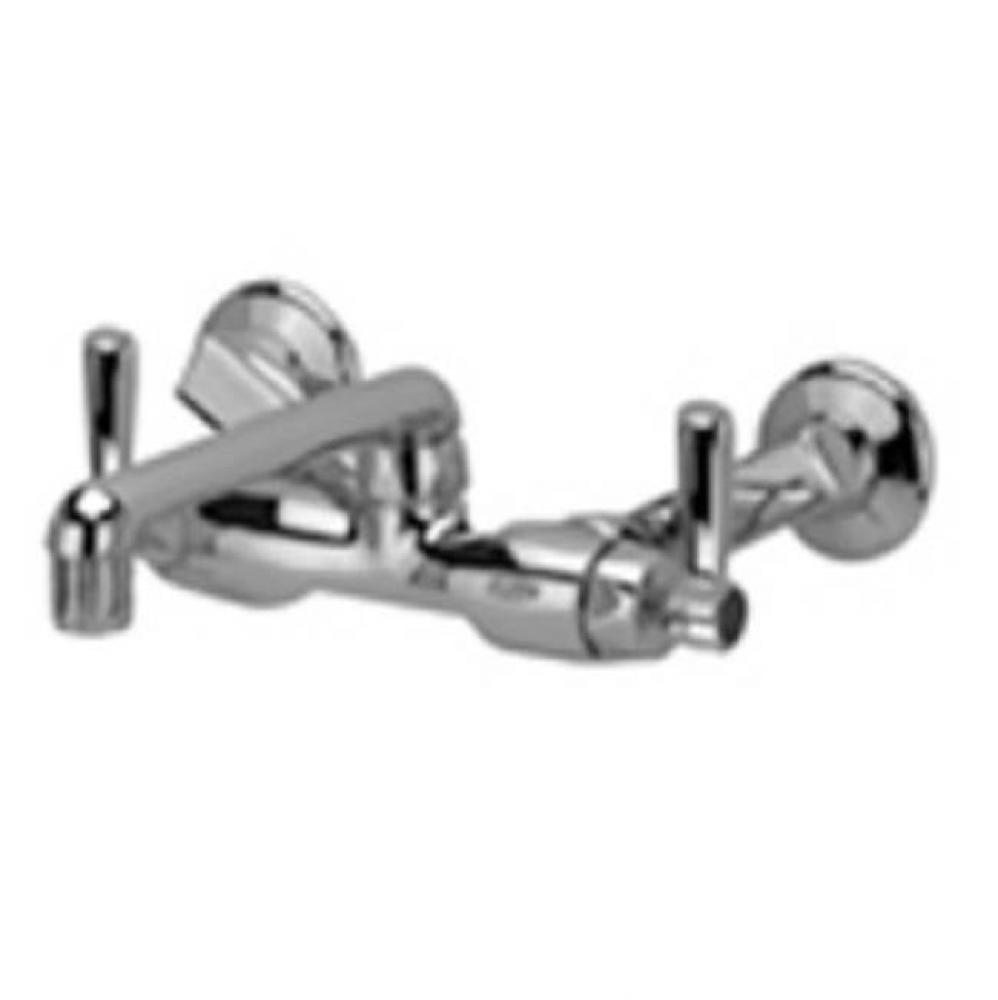 FAUCET (XL), WALL MOUNTED W/ 6'' SPOUT & LEVER HANDLES, 10F AER