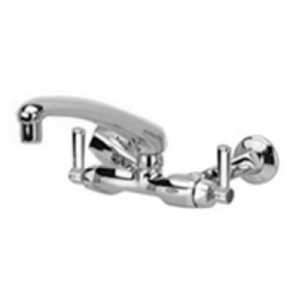 FAUCET (XL), WALL MOUNTED W/ 8'' SPOUT & LEVER HANDLES ''17F''