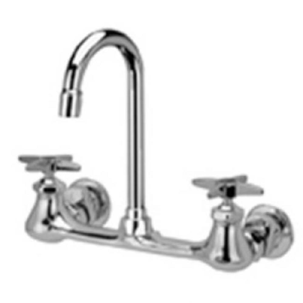 -XL Sink Fct w/ 3-1/2'' Gooseneck Spout & 3''Dia Four Arm hand