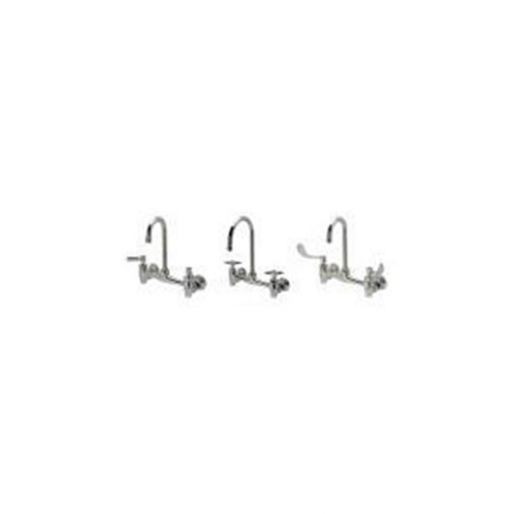 RC Serv Sink Fct w/6'' VB Spt, -2 Handles ,Hook,3/4''Hose End ''CS&a