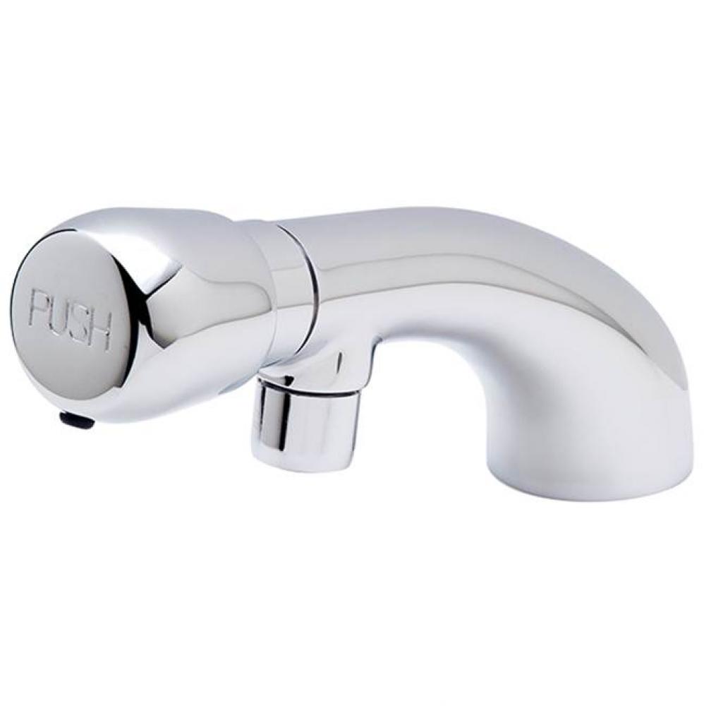 FAUCET (XL), SINGLE BASIN METERING, FRONT PUSH -IN