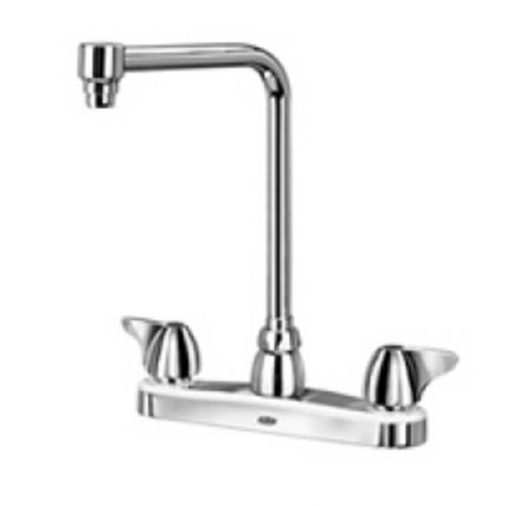 FAUCET (XL), 8'' KITCHEN, 8'' BENT RISER SPOUT, -3 HDL